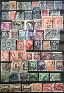 PERU' - Selezione 105 valori classici e 1° periodo TUTTI DIVERSI come foto - Picture 1 of 2