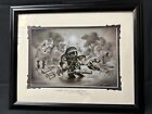 Never Leave A Man Behind Deluxe Framed Print Signed by Noah Elias 20x16 Military