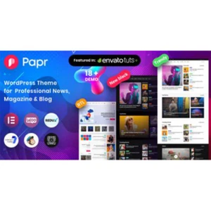 Tema de WordPress Revista de noticias Papr Revista de noticias Tema de WordPress - Imagen 1 de 1