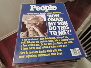 People Magazine Oct 3 1988 How Could My Son Do This To Me ? Aging Parents - Picture 1 of 1