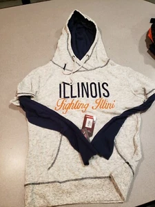 Womens Sharp looking fighting illini Hoodie New with Tags Free Ship - Picture 1 of 2