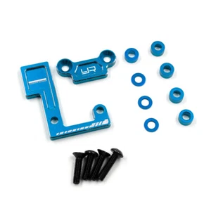 NEW Yeah Racing TATT-074BU Alum Main Shaft Bearing Holder Set for Tamiya TT02 - Picture 1 of 6