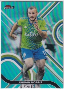 2022 Topps Finest Aqua Foil #46 Jordan Morris #53/75 - Picture 1 of 1