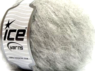 Lote 8 Madeja Hilos Hielo Kan Mohair Color Gris Claro 50 gr Cada Lana Mohair NUEVO Foto 1 de 4