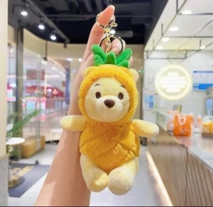 Disney Winnie Puuh Schlüsselanhänger niedlicher Plüschtier Ananas - Bild 1 von 2