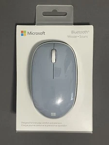New Microsoft Wireless Bluetooth Mouse Pastel Blue RJN-00013 Ambidextrous RARE - Picture 1 of 6