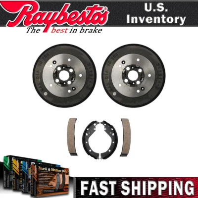 Kit traseiro tambores de freio e sapatas de freio para 2003-2006 Toyota Matrix - Raybestos - Imagem 1 de 4