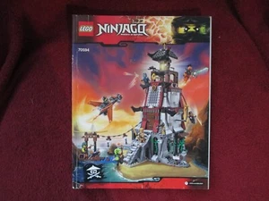 Genuine Original Lego Ninjago Masters of spinjitzu 70594 Instructions Manual - Picture 1 of 1