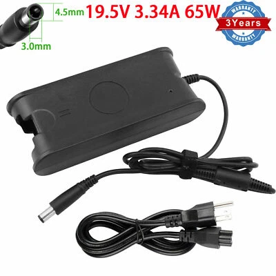 AC Adapter Charger For Dell Latitude 3301, 3490, 3590, 3500 1K0YX Power Cord 65W - Image 1 of 4