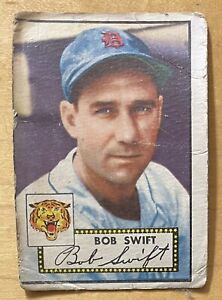 1952 Topps Baseball Bill Swift #181 Detroit Tigers Low Grade