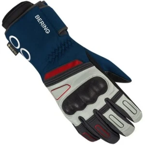 GUANTI MOTO IMPERMEABILI GLOVES BERING AUSTRAL GTX GORE TEX BLU GRIGIO TG 9/M - Foto 1 di 5