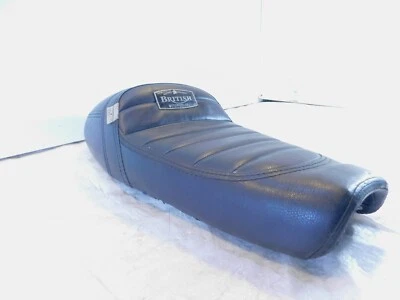 Sillín Triumph Bonneville T100 2009 09 asiento proyecto viaje negro - roto Foto 1 de 4