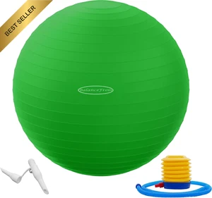BalanceFrom Anti-Burst Exercise Ball, Slip-Resistant Yoga & Fitness Ball - Picture 1 of 12