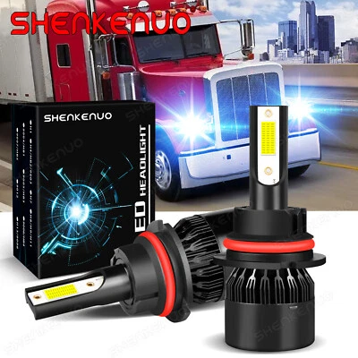 9007 LED Conversion Kit Bulbs 2 Pack for 2000-2016 Peterbilt Pete Headlight Lamp - Image 1 of 4