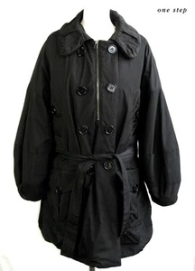 One Step Movement - Long Down Coat Size 42/44 Black - Excellent Condition - Picture 1 of 6