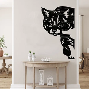 Tiger Cat Cut out, Wood plaque sign,wood Crafts,Craft supply, - Picture 1 of 6