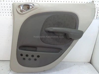 Door Interior Trim Panel PT Cruiser 01 Chrysler Beige R7FL Right Passenger Rear - Image 1 of 4