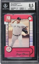 2001 Donruss Elite Aspirations #22 Roger Clemens 44/78! BGS 8.5 Yankees 