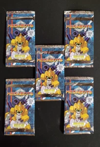 (5x) Medabots TCG CCG Booster Packs - Upper Deck 1999 - New Sealed Vintage - Picture 1 of 4