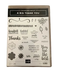 Stampin' Up! A Big Thank You Photopolymer Stamp Set - Picture 1 of 2
