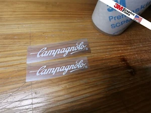 Campagnolo logo X2 white decal sticker adesivi autocollant ステッ - Bild 1 von 1
