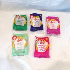 McDonald’s 1996 Barbie Happy Meal Juguetes Nuevo Sellado Juego Completo 1-5 Rapunzel - Imagen 1 de 2