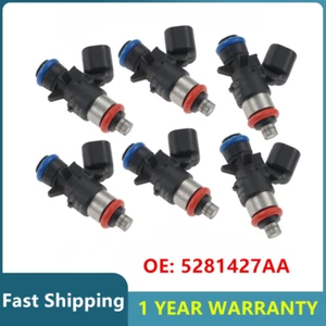 Inyectores de combustible nuevos 6 piezas 5281427AA PARA 17-21 Chrysler Jeep Dodge RAM 3,6 L - Imagen 1 de 7