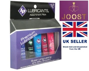 5 x ID Water Based Luxury Premium Sensual Lube Assorted Pack Personal Lubricant - Picture 1 of 9