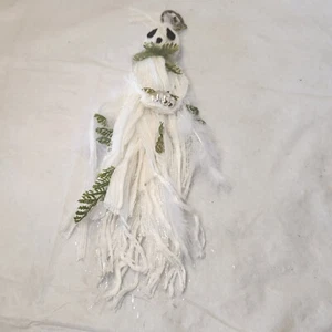 Halloween/Otoño Fantasma Borla 12" Diario/Cartera/Ornamento Borla Hecho a Mano   - Imagen 1 de 6