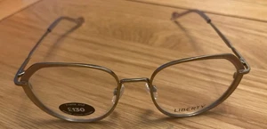 Liberty Silver & Beige Eye Glasses LL 07 51 18 140 New ! - Picture 1 of 1
