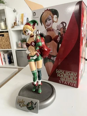 Statue DC Collectibles DC Comics Bombshells Harley Quinn Holiday Parfait État - Photo 1/3