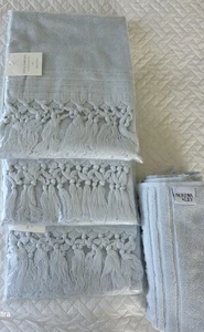 Serena und Lily Sky Bad Healdsburg Kollektion Handtücher 3 in Pac Neu/1 gewaschen - Bild 1 von 12