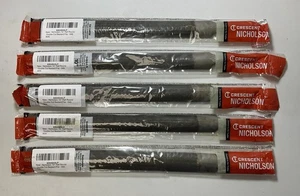 Lot Of 5 Crescent Nicholson 10" Half Round Double Cut Bastard File -04995N - NEW - Picture 1 of 3