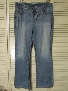 NICE Cinch Grant Jeans Mens 38x34 Medium Wash Denim Western Cowboy 38 x 34 - Picture 1 of 6