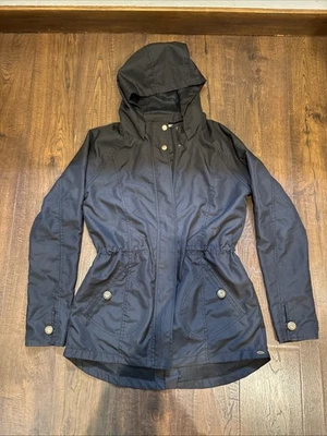 Jaqueta Parka Oneill Feminina Fall Rain Preta Tamanho Pequeno Excelente Estado - Imagem 1 de 4
