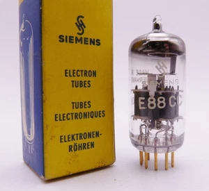 1x SIEMENS E88CC  6922 vintage Röhre  Neu OVP / New old stock in box tube - Picture 1 of 4