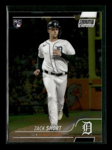 Zack Short 2022 Stadium Club Chrome #132 RC Detroit Tigers - Picture 1 of 2