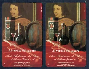 GIAN - Schede telefoniche SIP "ACETO BALSAMICO" #3 Golden 249-250 Nuove - Zdjęcie 1 z 2