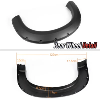 Fit For 99-07 Ford F250 / F350 Super Duty Factory Style - 4 Pieces Fender Flares Foto 1 de 4