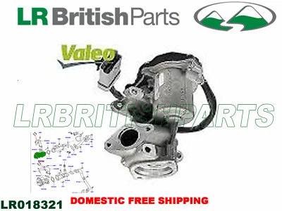 LAND ROVER EGR VÁLVULA RH RANGE ROVER 10-12 RANGE ROVER SPORT 10-13 LR018321 VALEO Foto 1 de 4