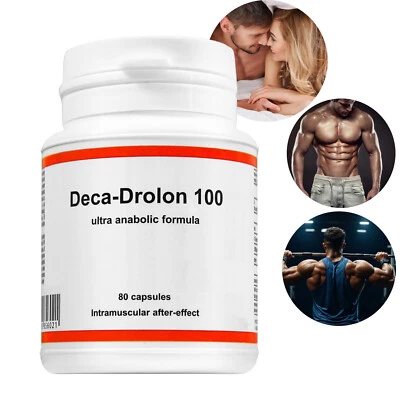 Decadrolon 100 80-480 Capsules – Testosterone Booster, Muscle, Strength, Energy - Image 1 of 4