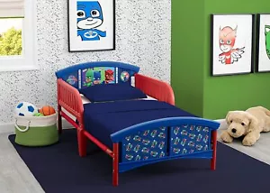 PJ Masks Toddler Bed Gekko Owlette Cat Boy Super Hero Kids Childrens Sleeping - Picture 1 of 3