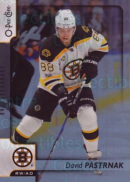 2017-18 O-Pee-Chee Rainbow Foil #44 David Pastrnak - Image 1 of 1