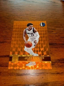 2021 Jalen Brunson Elite Orange Refractor - Picture 1 of 2