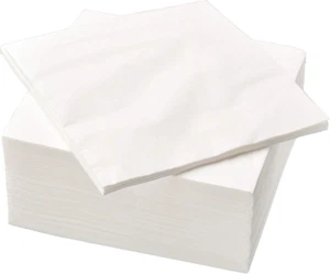FANTASTISK - Tovagliolo di Carta, Bianco / Confezione da 100 - 40X40 Cm - Foto 1 di 7