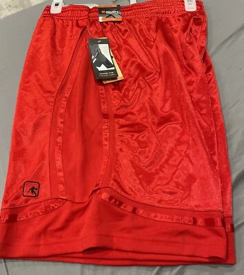 And1 Mens Basketball Gym Workout Athletic Mesh Shorts NEW 3XL Red - Image 1 of 2