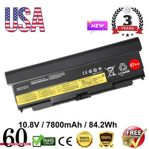 57++ 9-Cell 0C52864 Battery for Lenovo ThinkPad T440P T540P L540 L540P W540 W541 - Picture 1 of 12