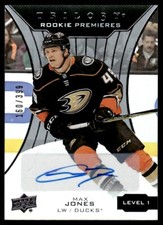 2019-20 Upper Deck Trilogy Silver Foil Auto – Common Rookies - Tier 1 Max Jones