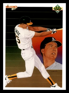 1990 Upper Deck Mark McGwire Team Checklist Athletics #36 Near Mint NM - Picture 1 of 2
