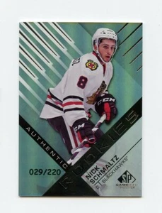 16/17 SP GAME-USED ROOKIE RC RAINBOW #104 NICK SCHMALTZ 029/220 BLACKHAWKS 61999 - Picture 1 of 1